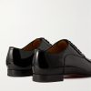 Greggo Patent-Leather Oxford Shoes - BK Greggo Patent-Leather Oxford Shoes - BK
