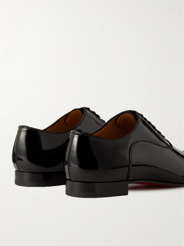 Greggo Patent-Leather Oxford Shoes - BK Greggo Patent-Leather Oxford Shoes - BK