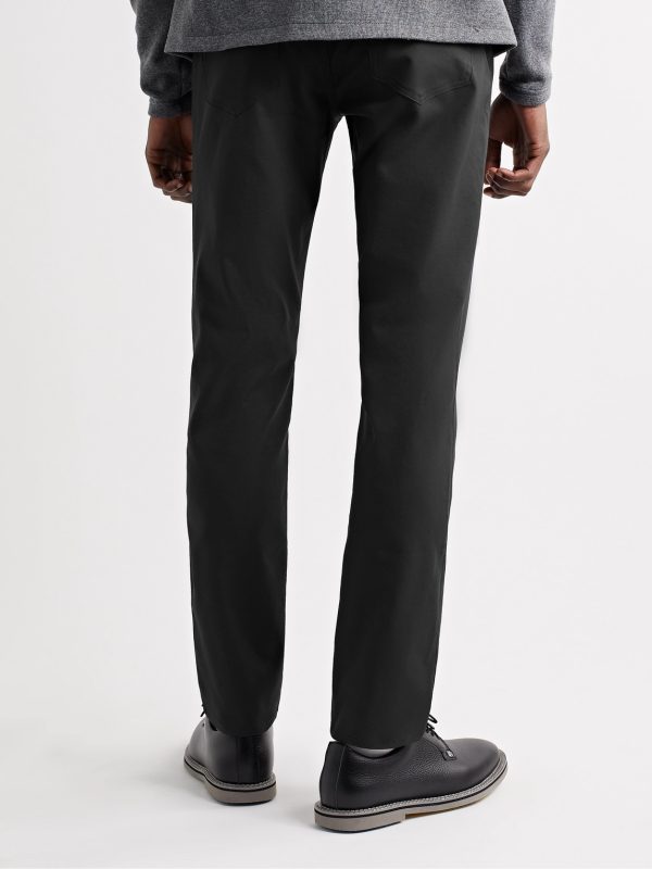 eb66 Slim-Fit Straight-Leg Tech-Twill Golf Trousers - BK eb66 Slim-Fit Straight-Leg Tech-Twill Golf Trousers - BK