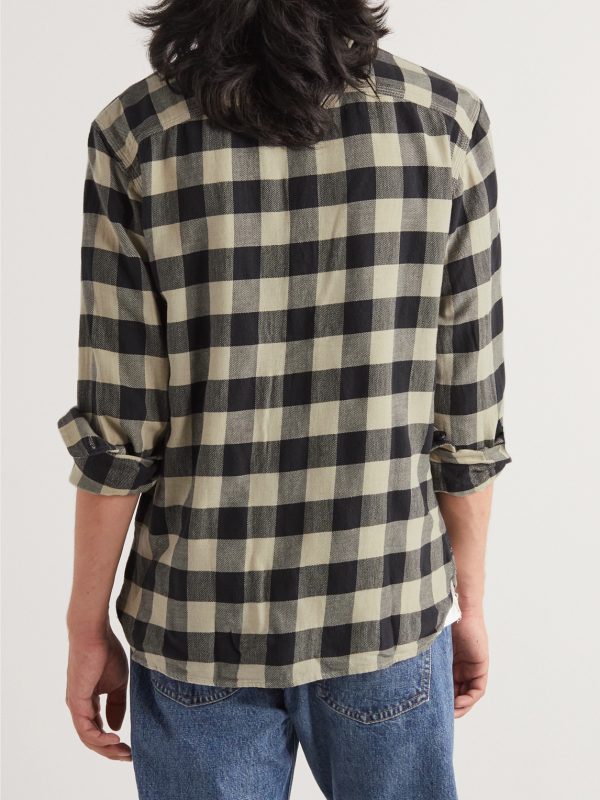 Matlock Checked Cotton and Linen-Blend Twill Shirt - BK Matlock Checked Cotton and Linen-Blend Twill Shirt - BK