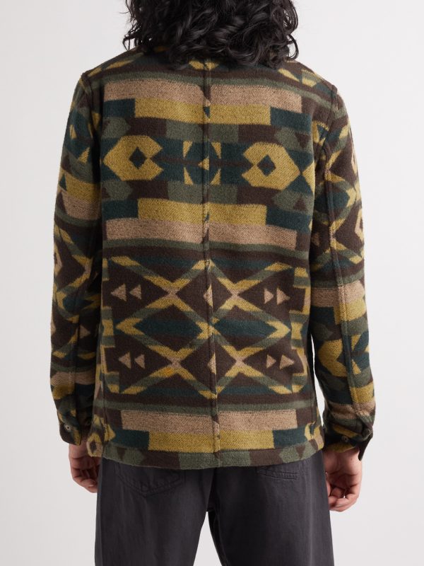 Labura Morpheus Printed Flannel Chore Jacket - BK Labura Morpheus Printed Flannel Chore Jacket - BK