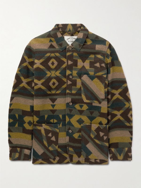 Labura Morpheus Printed Flannel Chore Jacket Labura Morpheus Printed Flannel Chore Jacket