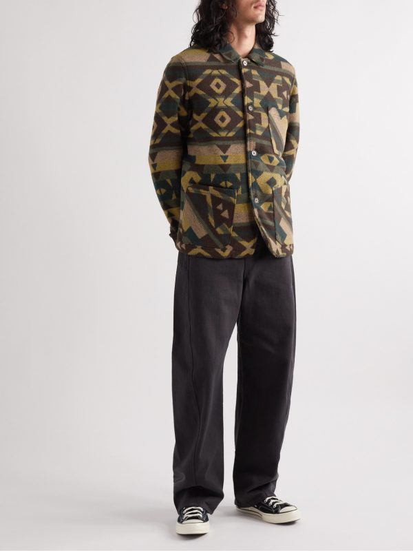 Labura Morpheus Printed Flannel Chore Jacket - OU Labura Morpheus Printed Flannel Chore Jacket - OU