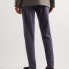 Tapered Virgin Wool-Twill Trousers - BK