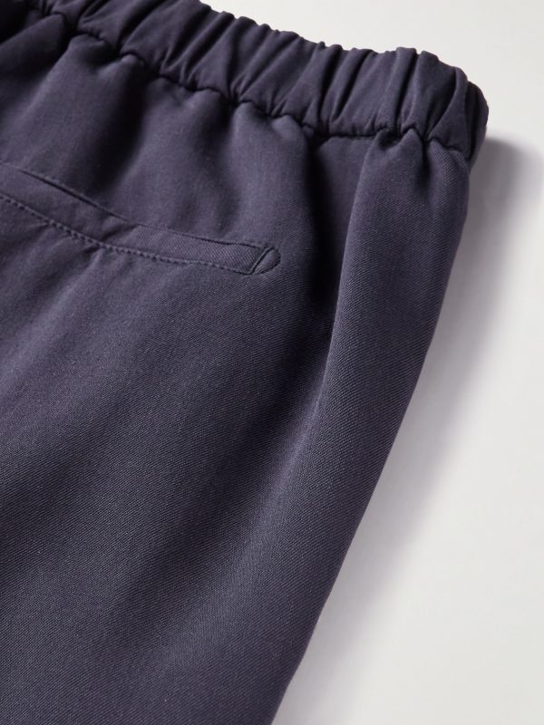 Tapered Virgin Wool-Twill Trousers - CU