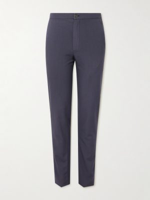Tapered Virgin Wool-Twill Trousers Tapered Virgin Wool-Twill Trousers