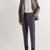 Tapered Virgin Wool-Twill Trousers - OU