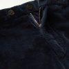 Straight-Leg Cotton-Velvet Suit Trousers - E1 Straight-Leg Cotton-Velvet Suit Trousers - E1