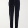 Straight-Leg Cotton-Velvet Suit Trousers Straight-Leg Cotton-Velvet Suit Trousers