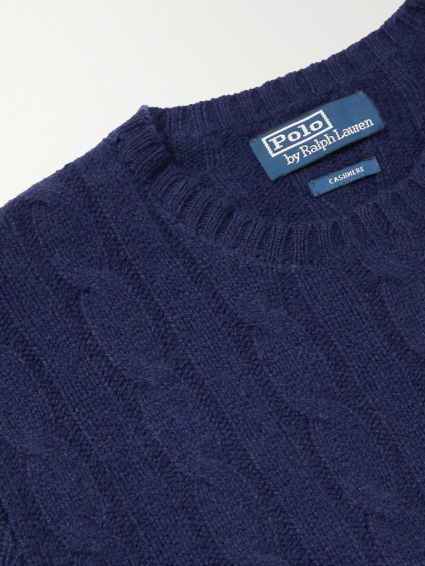 Cable-Knit Cashmere Sweater - CU Cable-Knit Cashmere Sweater - CU