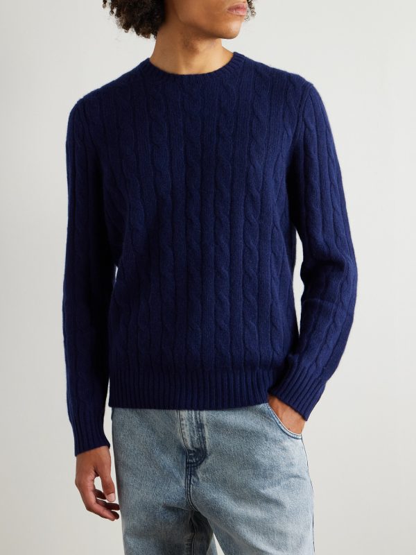 Cable-Knit Cashmere Sweater - FR Cable-Knit Cashmere Sweater - FR