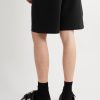 Straight-Leg Logo-Print Cotton-Jersey Shorts - BK Straight-Leg Logo-Print Cotton-Jersey Shorts - BK