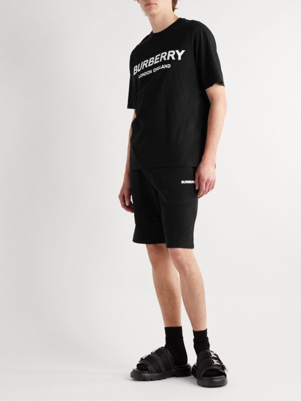 Straight-Leg Logo-Print Cotton-Jersey Shorts - OU Straight-Leg Logo-Print Cotton-Jersey Shorts - OU