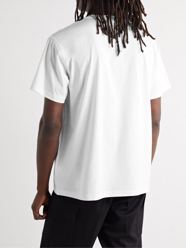 Logo-Print Cotton-Jersey T-Shirt - BK Logo-Print Cotton-Jersey T-Shirt - BK