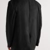 Juylio Unstructured Faille Blazer - BK