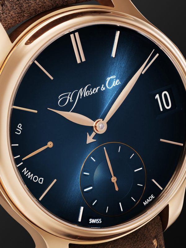 Endeavour Perpetual Calendar Hand-Wound 40.8mm 18-Karat Rose Gold and Leather Watch, Ref. No. 1341-0110 - CU Endeavour Perpetual Calendar Hand-Wound 40.8mm 18-Karat Rose Gold and Leather Watch, Ref. No. 1341-0110 - CU