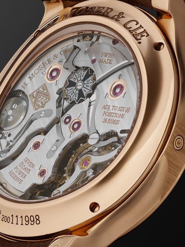 Endeavour Perpetual Calendar Hand-Wound 40.8mm 18-Karat Rose Gold and Leather Watch, Ref. No. 1341-0110 - E1 Endeavour Perpetual Calendar Hand-Wound 40.8mm 18-Karat Rose Gold and Leather Watch, Ref. No. 1341-0110 - E1