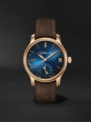 Endeavour Perpetual Calendar Hand-Wound 40.8mm 18-Karat Rose Gold and Leather Watch, Ref. No. 1341-0110 Endeavour Perpetual Calendar Hand-Wound 40.8mm 18-Karat Rose Gold and Leather Watch, Ref. No. 1341-0110