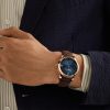 Endeavour Perpetual Calendar Hand-Wound 40.8mm 18-Karat Rose Gold and Leather Watch, Ref. No. 1341-0110 - OU Endeavour Perpetual Calendar Hand-Wound 40.8mm 18-Karat Rose Gold and Leather Watch, Ref. No. 1341-0110 - OU