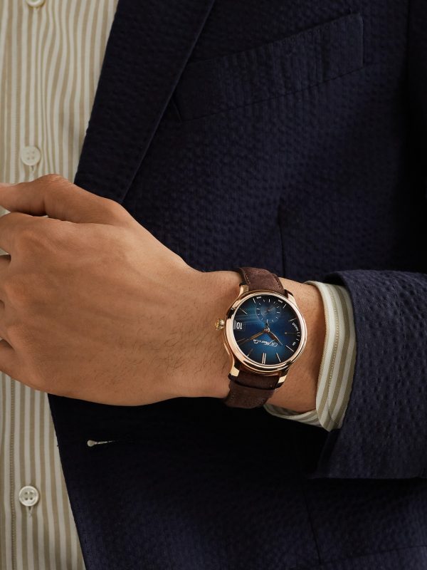 Endeavour Perpetual Calendar Hand-Wound 40.8mm 18-Karat Rose Gold and Leather Watch, Ref. No. 1341-0110 - OU Endeavour Perpetual Calendar Hand-Wound 40.8mm 18-Karat Rose Gold and Leather Watch, Ref. No. 1341-0110 - OU