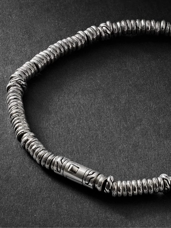 Silver Heishi Beaded Bracelet - CU