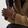 Silver Heishi Beaded Bracelet - FR