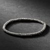 Silver Heishi Beaded Bracelet