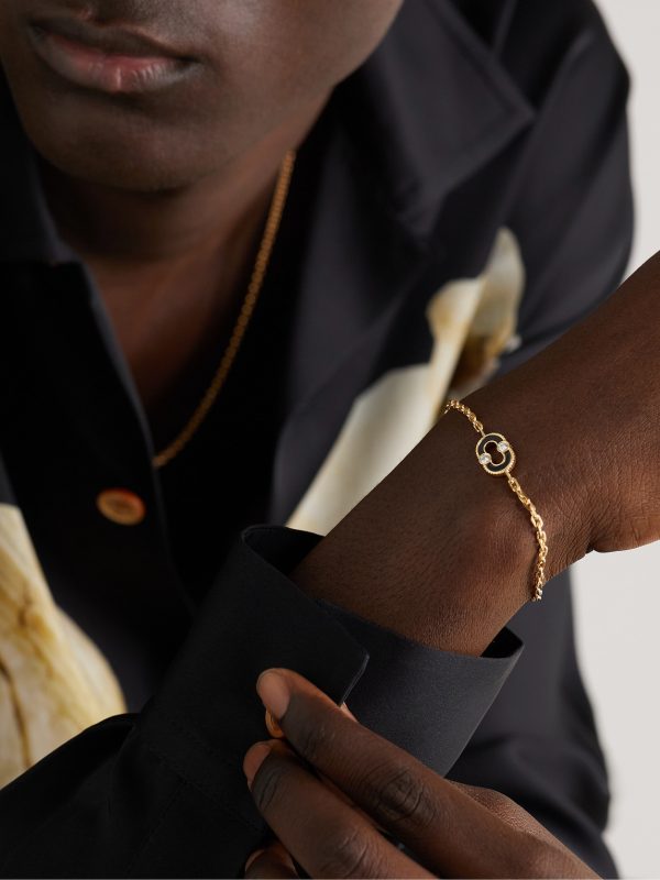 Magnetic Gold Multi-Stone Bracelet - FR Magnetic Gold Multi-Stone Bracelet - FR