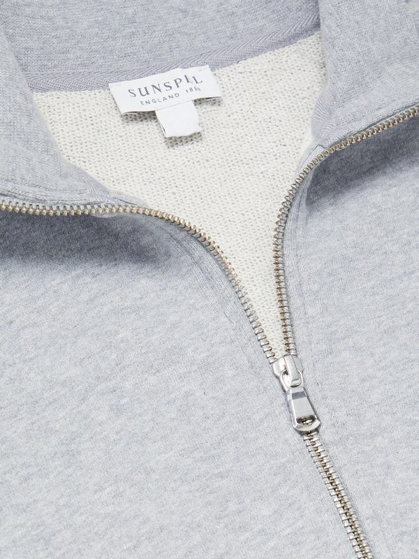 Cotton-Jersey Half-Zip Sweatshirt - CU Cotton-Jersey Half-Zip Sweatshirt - CU