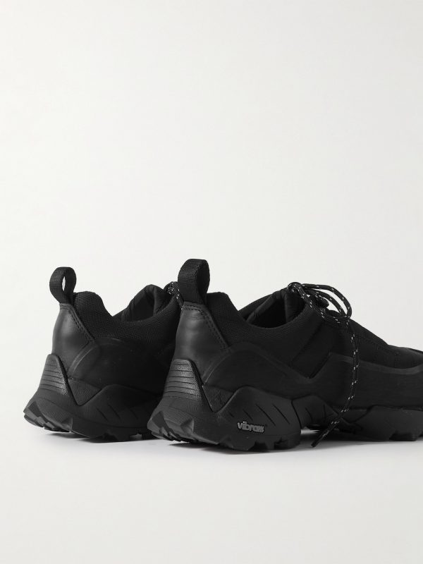 Katharina Rubber and Leather-Trimmed Mesh Hiking Sneakers - BK Katharina Rubber and Leather-Trimmed Mesh Hiking Sneakers - BK