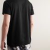Logo-Embroidered Cotton-Jersey T-Shirt - BK