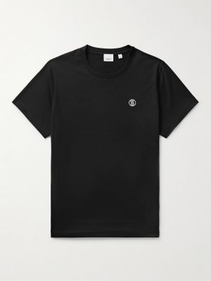 Logo-Embroidered Cotton-Jersey T-Shirt Logo-Embroidered Cotton-Jersey T-Shirt