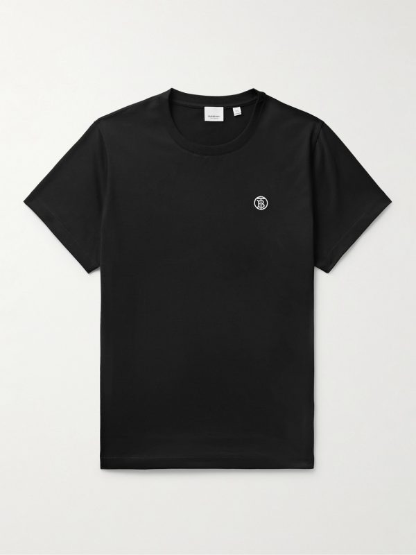 Logo-Embroidered Cotton-Jersey T-Shirt