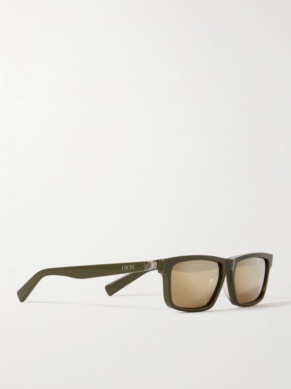 DioRider S2U Geometric Acetate Mirrored Sunglasses - FR DioRider S2U Geometric Acetate Mirrored Sunglasses - FR