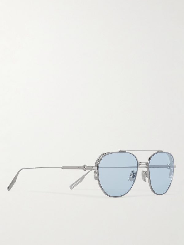 NeoDior RU Aviator-Style Palladium Sunglasses - FR