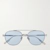 NeoDior RU Aviator-Style Palladium Sunglasses