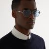 NeoDior RU Aviator-Style Palladium Sunglasses - OU