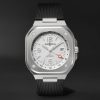 BR 05 Automatic GMT 41mm Stainless Steel and Rubber Watch, Ref. No. BR05G-SI-ST/SRB BU23NOV