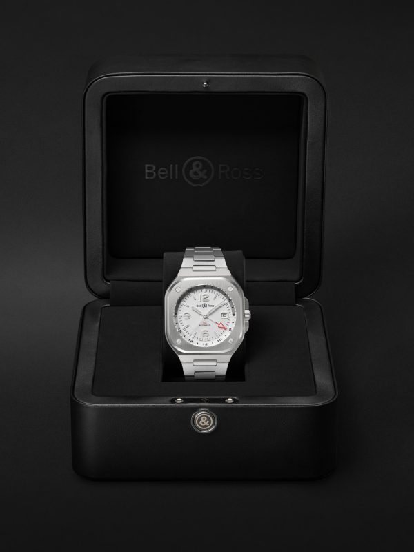 BR 05 GMT Automatic 41mm Stainless Steel Watch, Ref. No. BR05G-SI-ST/SST - E3 BR 05 GMT Automatic 41mm Stainless Steel Watch, Ref. No. BR05G-SI-ST/SST - E3