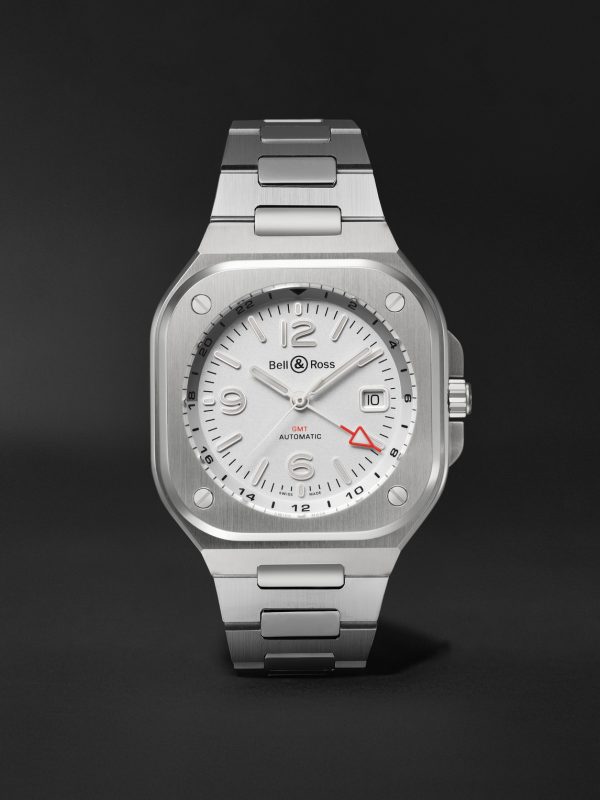 BR 05 GMT Automatic 41mm Stainless Steel Watch, Ref. No. BR05G-SI-ST/SST BR 05 GMT Automatic 41mm Stainless Steel Watch, Ref. No. BR05G-SI-ST/SST