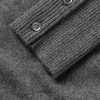 Slim-Fit Striped Grosgrain-Trimmed Cashmere Sweater - E1 Slim-Fit Striped Grosgrain-Trimmed Cashmere Sweater - E1