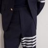 Slim-Fit Tapered Striped Wool Suit Trousers - CU Slim-Fit Tapered Striped Wool Suit Trousers - CU