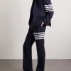 Slim-Fit Tapered Striped Wool Suit Trousers - OU Slim-Fit Tapered Striped Wool Suit Trousers - OU