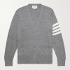 Striped Wool Cardigan