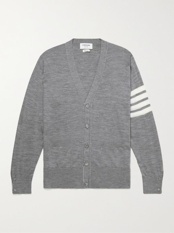 Striped Wool Cardigan