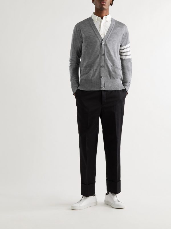 Striped Wool Cardigan - OU