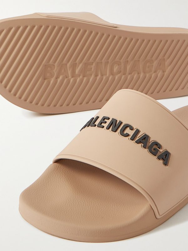 Logo-Detailed Rubber Slides - CU