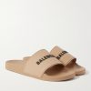 Logo-Detailed Rubber Slides - FR