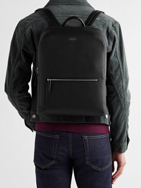 Ludlow Full-Grain Leather Backpack - OU Ludlow Full-Grain Leather Backpack - OU