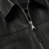 Full-Grain Leather Coach Jacket - CU
